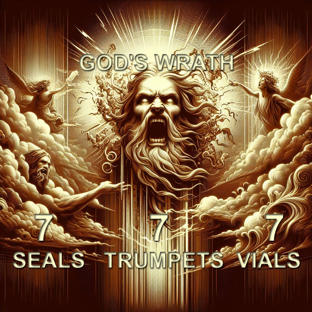 GODS WRATH 7 seals 7 trumps7 vials